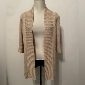 Gold/beige metallic Women's Sweater